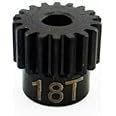Hot Racing CSG18M05 18t 0.5 Mod Hardened Steel Pinion Gear 1/8 Bore