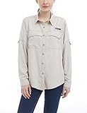 Little Donkey Andy Women's UPF 50+ UV Protection Shirt, Long Sleeve Fishing Shirt, Breathable and Fast Dry