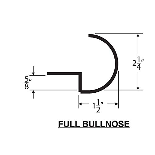 Concrete Countertop Full Bullnose Edge Forms - Z Counterform (Half Package)