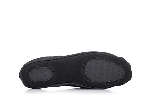 Adult Split Sole Gym Shoes T8302BLK05.0M Black 5 M US