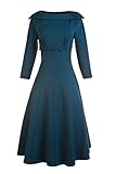VOGTAGE New Models 1950's 3/4 Sleeve Retro Vintage Dress with Defined Waist Design