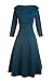 VOGTAGE New Models 1950's 3/4 Sleeve Retro Vintage Dress with Defined Waist Design