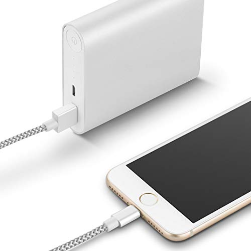 image for Besiva Phone Charger 5Pack 3FT 3FT 6FT 6FT 10FT Nylon Braided USB Char