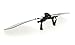 Eyekepper Flip-up Clip-on Sunglasses Polarized 60x43 MM 4-Pack Metal Glasses Clip