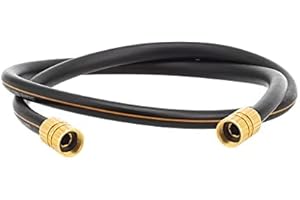 Giraffe Hybrid Leader Hose 5/8" x 6ft Custom Length, No Kink, Flexible, Leakproof Water Hose with Female to Female Fittings, 