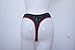 Haian PVC G-String Lace Panties Ladies Briefs Color Black (Medium)