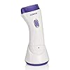 Conair-Satiny-Smooth-Ladies-Dual-Foil-Rechargeable-Shaver-with-pop-up-Trimmer-Use-Wet-or-Dry Conair Satiny Smooth Ladies Dual Foil Rechargeable Wet/Dry Shaver with Pop-up Trimmer, Purple/White