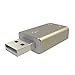 AllEasy USB Sound Card Audio Adapter USB External Stereo Sound Adapter Headphone Microphone Adapter for PC Computer - Gold