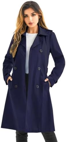 Amazon.com: The Drop Women's Noa Trench Coat, Black, XS : Clothing