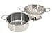 IQ Toys 11 Piece Stainless Steel Cookware Set - Pots, Pans, Lids, Strainer & Utensils