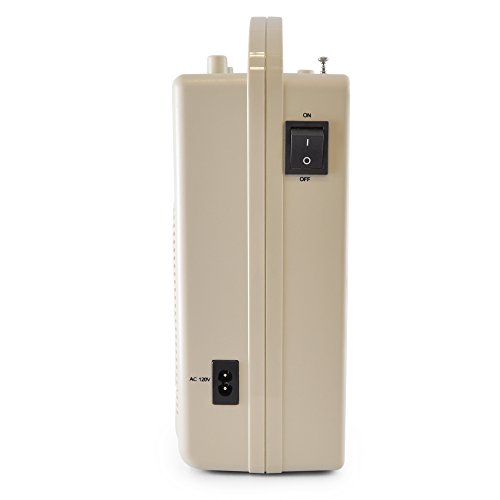 Upgraded Pyle Professional Portable PA System, Amplifier With Built-in Handheld VHF Wireless Microphone, Bluetooth, Battery Rechargeable, MP3, USB, SD, 1/4", 3.5mm, Great for Karaoke