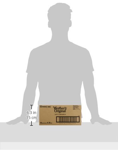 image for WERTHER'S ORIGINAL Soft Caramels, 4.51 Ounce Bag (Pack of 12), Bulk Ca