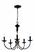 Bel Air Lighting TG9015 ROB Traditional Five Chandelier Outdoor-Post-Lights, Bronze/Dark