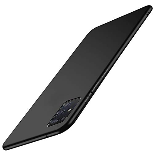 TheGiftKart Protective Slim Flexible Shockproof Soft Back Case Cover with Camera Protection Bump for Samsung Galaxy A51 