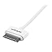 StarTech.com 0.3m 11-Inch Short Apple 30-Pin Dock Connector to USB Cable with Stepped Connector for iPad, iPhone and iPod (USB2ADC30CM)