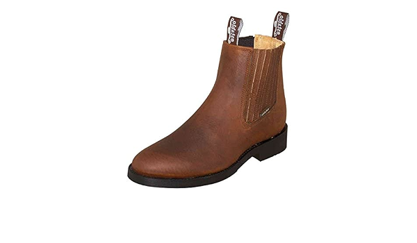 Amazon.com: Botas de trabajo para hombre de piel auténtica mexicana Establo.  Botin Establo trabajo : Ropa, Zapatos y Joyería