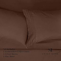 1500 Supreme Collection Twin Sheet Sets Brown - 3