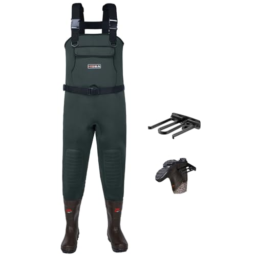 HISEA Neoprene Fishing Chest Waders for Men with