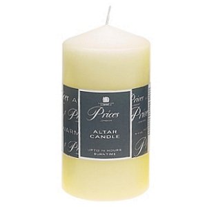PRICES ALTAR CANDLE 150x80MM CHURCH CANDLE IVORY