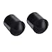 Vbestlife Double Bass Endpin Rubber Tip Stopper, Set of 2 Upright Bass Parts Replacement Rubber Tip for Double Bass End Pin Protector Black
