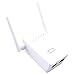Cideros Wireless-N WiFi 300Mbps Mini Router Repeater Range Extender Booster Signal Amplifier with Two External Antennas