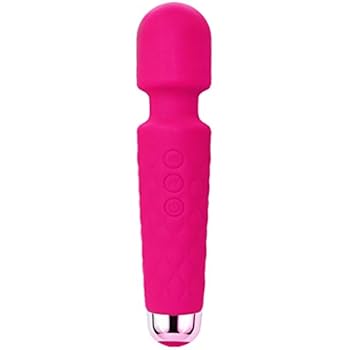 Compact Power Back Massager Vibrator, Wireless, 20x Multi-Speed (Pink)