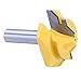 Promisy Medium Lock Wood Miter Router Drill Bits with 45-Degree For Woodworking Line Straight Milling Cutter (Shank 1/2
