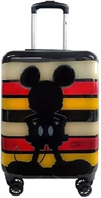 Mala Viagem Média Mickey Expansível 4 Rodinhas 360° Rígida