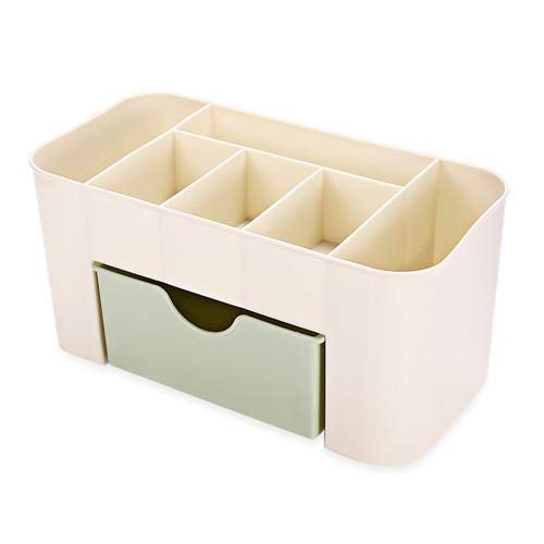 Plastic Cosmetic Storage Box With Small Drawer Multi Functional