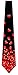 Three Rooker Falling Hearts tie broken heart ties Mens necktie