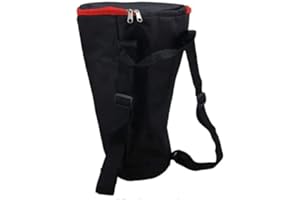 B.n.d Top Djembe Bag extra large Deluxe Black with Shoulder Strap African Drum Carrying Case Drum Bag 24"x12"
