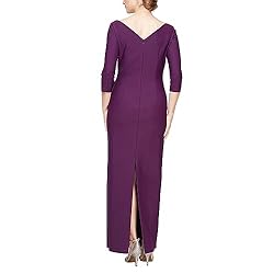 Alex Evenings Women's Slimming Long Length