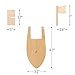 Wpxmer 3 Pack DIY Wood Sailboat Rubber Band Paddle Boat, Can be Painted and Decorated Make Your Own Wooden Sailboat