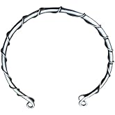 ARTIZANSTORE Handmade Lady of The Realm Iron Torc Necklace, Handcrafted Twisted Choker Torc Neck Piece, Norse Necklace, Authentic Viking Neckband Jewellery