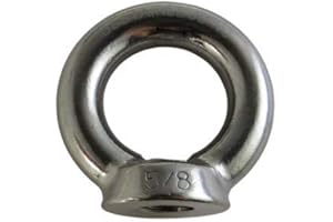 US STAINLESS Stainless Steel 316 Lifting Eye Nut 5/8" UNC Heavy Duty Marine Grade Pitch of 11
