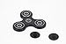 Holisouse 2 Pack Tri-Spinner Hand Fidget Spinner Toy Stress Reducer EDC Focus Toy For ADD ADHD Anti Anxiety and Boredom,3 min Spin Time,Black/Black