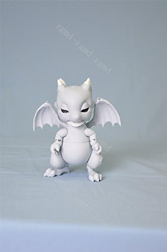 Zgmd 1/8 BJD doll SD doll gray dragon ferrite doll contains face and body make up