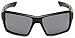 Oakley Mens Eyepatch 2 OO9136-13 Rectangle Sunglasses,Polished Black Frame/Grey Lens,One Size