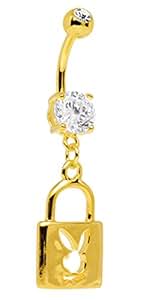 playboy belly piercing jewelry