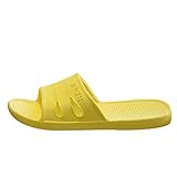 Jiyaru Unisex Floor Slippers Anti-slip Home Shoes Bath Slipper Yellow 41 US8