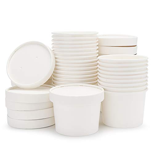 Ice Cream Storage Containers, Eusoar 25pcs 12oz Portable Freezer