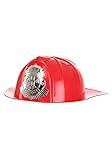 Forum Novelties 68165 Deluxe Fireman's Helmet Adult Accessory, Standard, Red