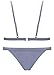 Jaci.Vela Women's Fashion Bikini Set Solid Color Two Piece Swimsuit,US2-4=Tag Size S,Light Grey