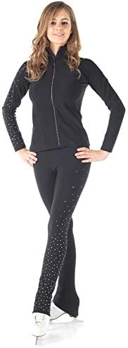 Sagester Made in Italy Skating Set with Swarovski Crystals: Pants and Jacket