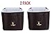 Tuff Viking Insulated Cooler Bags for Trunk Organizer | Car Truck Organizers and Cargo Storage for SUV, Auto, Minivan, Jeep Accessories – Premium Quality (2 Pack, Black)