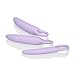 CalExotics Dr Laura Berman Intimate Basics Alena - 3 Piece Silicone Dilators Set With Ergonomic Finger Loop - Waterproof Fetish Sex Toys for Women - Purple