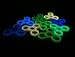 9 Colors of Fidget Spinner Frames Glow in The Dark for DIY Customize Fidget Spinners Fit 608 Bearings