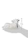 Kitchen Supply White Porcelain Butter Dish, Cow Shape
