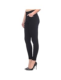 Lola Jeans Rachel alta de ascenso Pull en el Tobillo de la dama con elástico Denim
