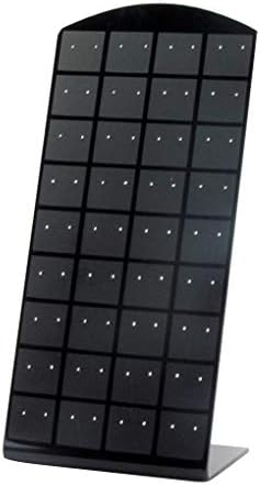36 Pairs/72 Hole Earring Frame Plastic Display Stand Rack L Shape Ear Stud Jewelry Holder Organizer